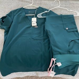 Figs Catarina top and Kade cargo pants